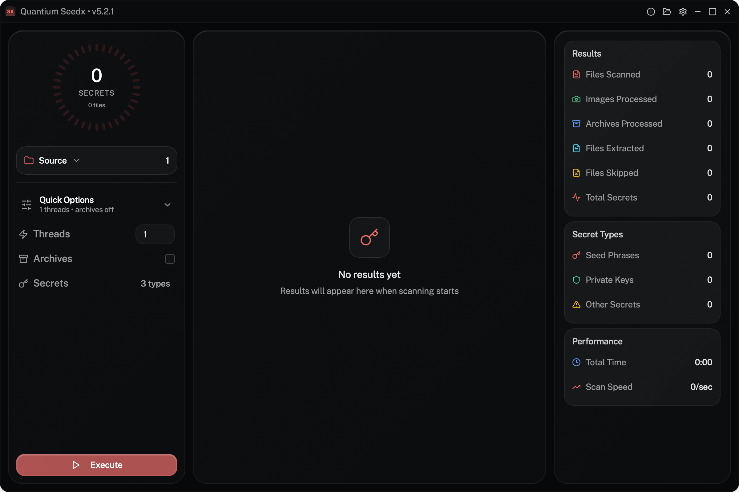 Quantium Seedx Interface